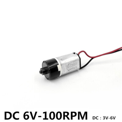 DC 3V 5V 6V 100RPM Slow Speed Micro N20 Planetary Gear Motor Cross shaft 12mm