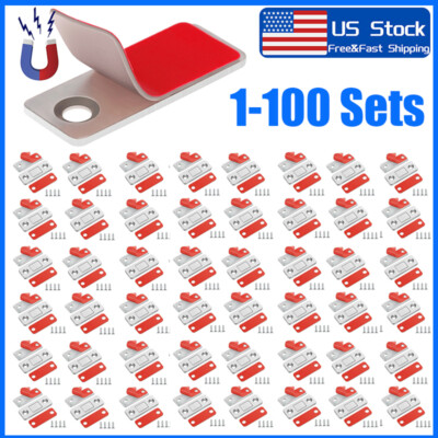 LOT Strong Magnetic Door Closer Cabinet Catch Latch Cupboard Ultra Thin Closures