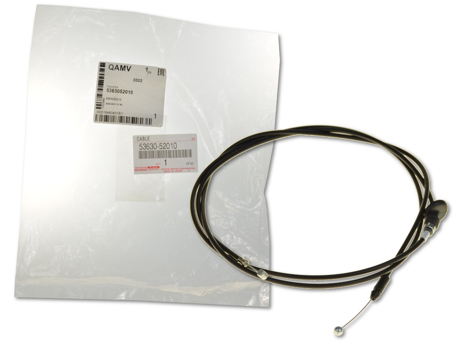 Hood Lock Latch Release Control Cable 53630-33110 For Toyota Camry 2002