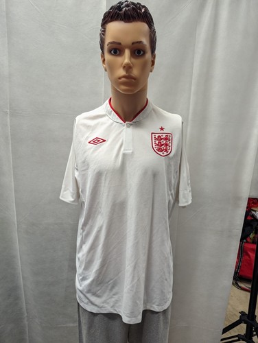 2012 England Umbro White Jersey 46