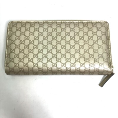 GUCCI シマ　ラウンドファスナー Shima Wallet 388680 GUCCI 388680 Guccissima Zip Around GG long wallet Long Wallet Sima