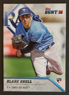 2016 Topps BUNT16 #19 Blake Snell RC RAYS Rookie Physical baseball card  NM/MT