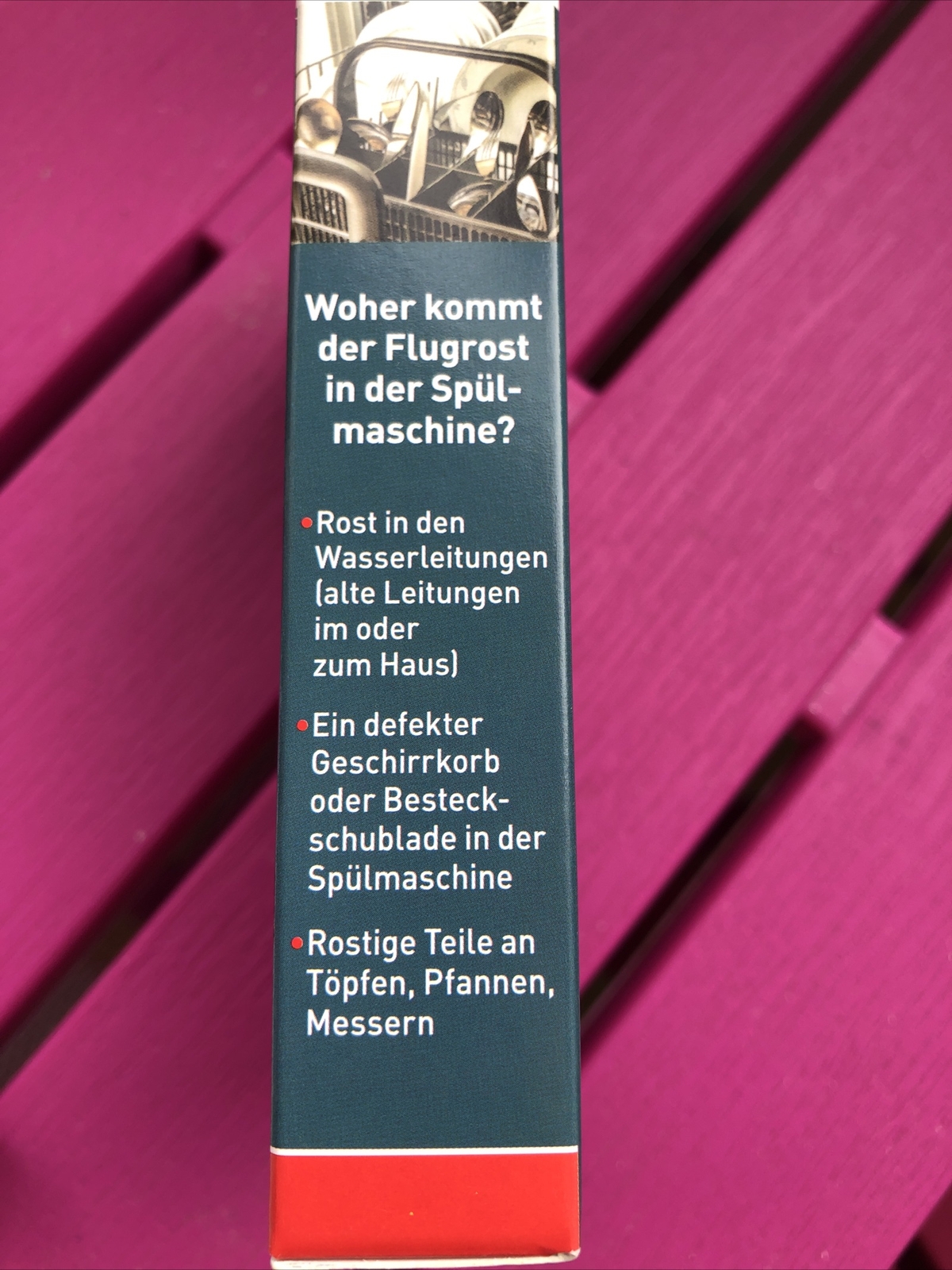 Rokittas Rostschreck gegen Flugrost in der Spülmaschine * Höhle der