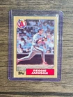 1987 Topps Reggie Jackson #300 Angels