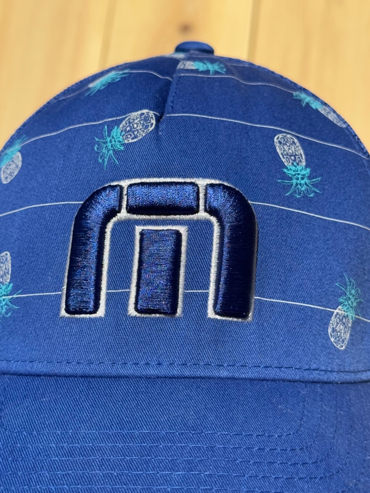 Travis Mathew Pineapple Print Snapback Trucker Me… - image 6