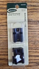 Weaver Top Mount Base Pair For Savage 110 (Pre 03) Matte Aluminum - 48465