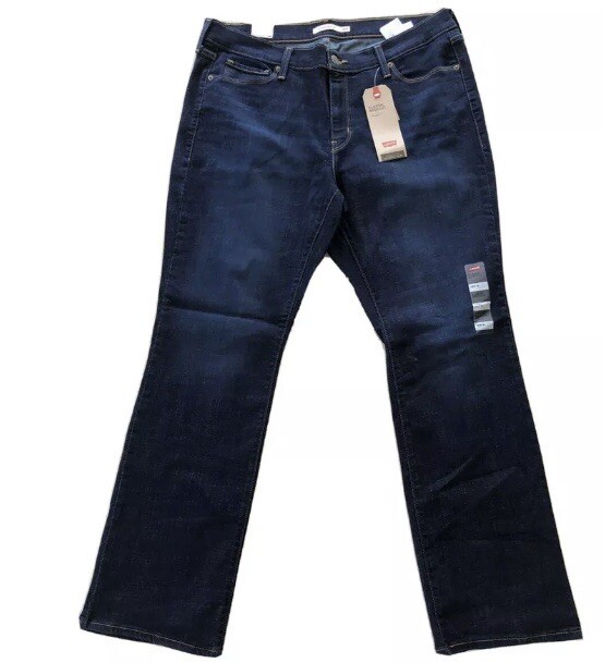 Pantalones de mezclilla Levis para mujer talla grande clásicos bootcut talla W20 Leg32 PVP £90 £46,99