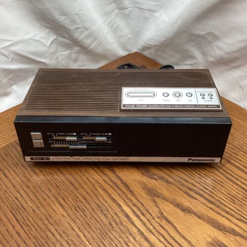 Panasonic Accu-Set Dual Alarm Clock Radio AM FM RC-6340 Tested Working - Picture 1 of 9