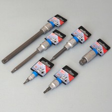 Bit Einsatz T-Profil Torx Schraubendreher Stecknuss 1/4, 3/8, 1/2, Gr&ouml;&szlig;e T7-T70
