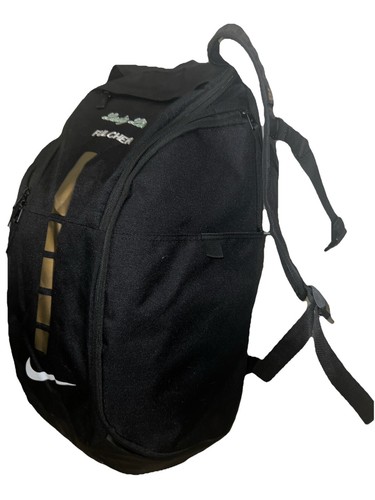 Nike Elite Pro Hoops Basketball Backpack Bag Black/Gold BA5554-010 Rare “READ” - Picture 3 of 20