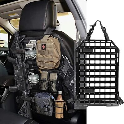 Rigid Molle Panel for Vehicles,Tactical Seat Back Organizer Car