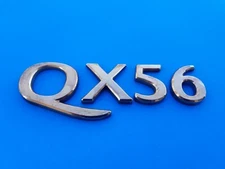 04 05 06 07 INFINITI QX56 QX 56 REAR LID GOLD EMBLEM LOGO BADGE OEM (2006)