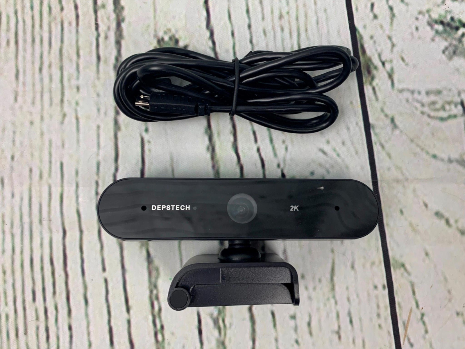 Webcam with Microphone for Desktop 2K QHD USB Web Cam with Auto Light-image