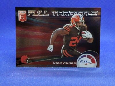 2020 Panini Donruss Elite Full Throttle /349 Nick Chubb #2