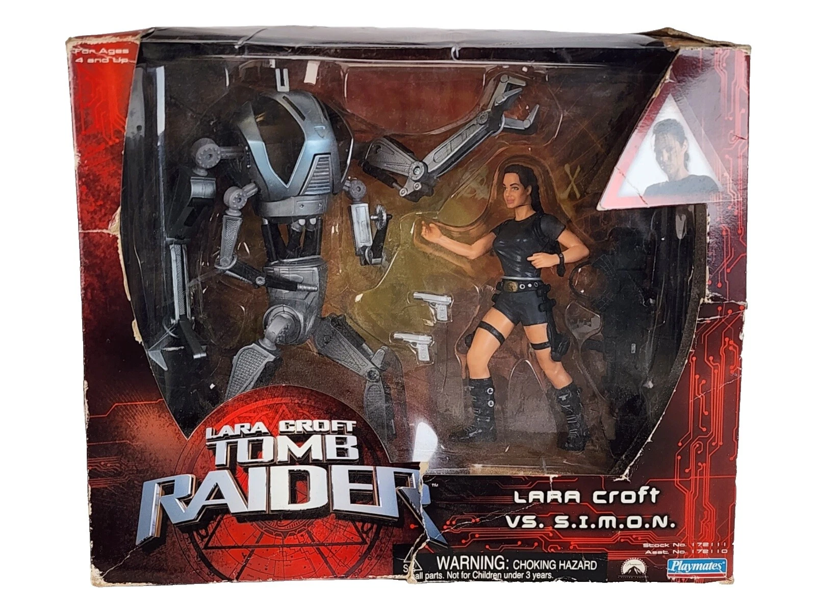 Playmates Toys Lara Croft ACCIÓN Figuras de Acción