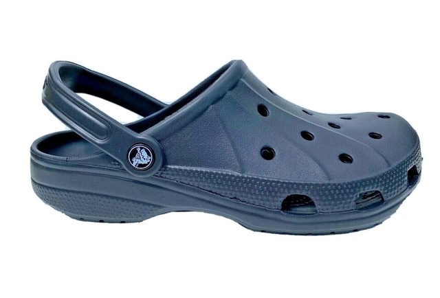 crocs black solid clogs