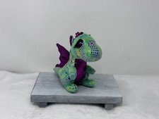 Ty Beanie Boos CINDER the Dragon 6" Beanbag Plush Stuffed Toy w/ Glitter Eyes