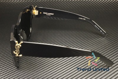 SAINT LAURENT SL M95_F 001 Cat Eye Black Gold Grey 56 mm Women