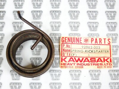 Kawasaki NOS NEW 92082-003 Kick Starter Spring F11 F12MX KE KL KT KX KZ KDX KLT