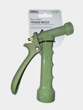 Martha Stewart Heavy Duty Trigger Nozzle Sprayer Water Hose Attachment Green