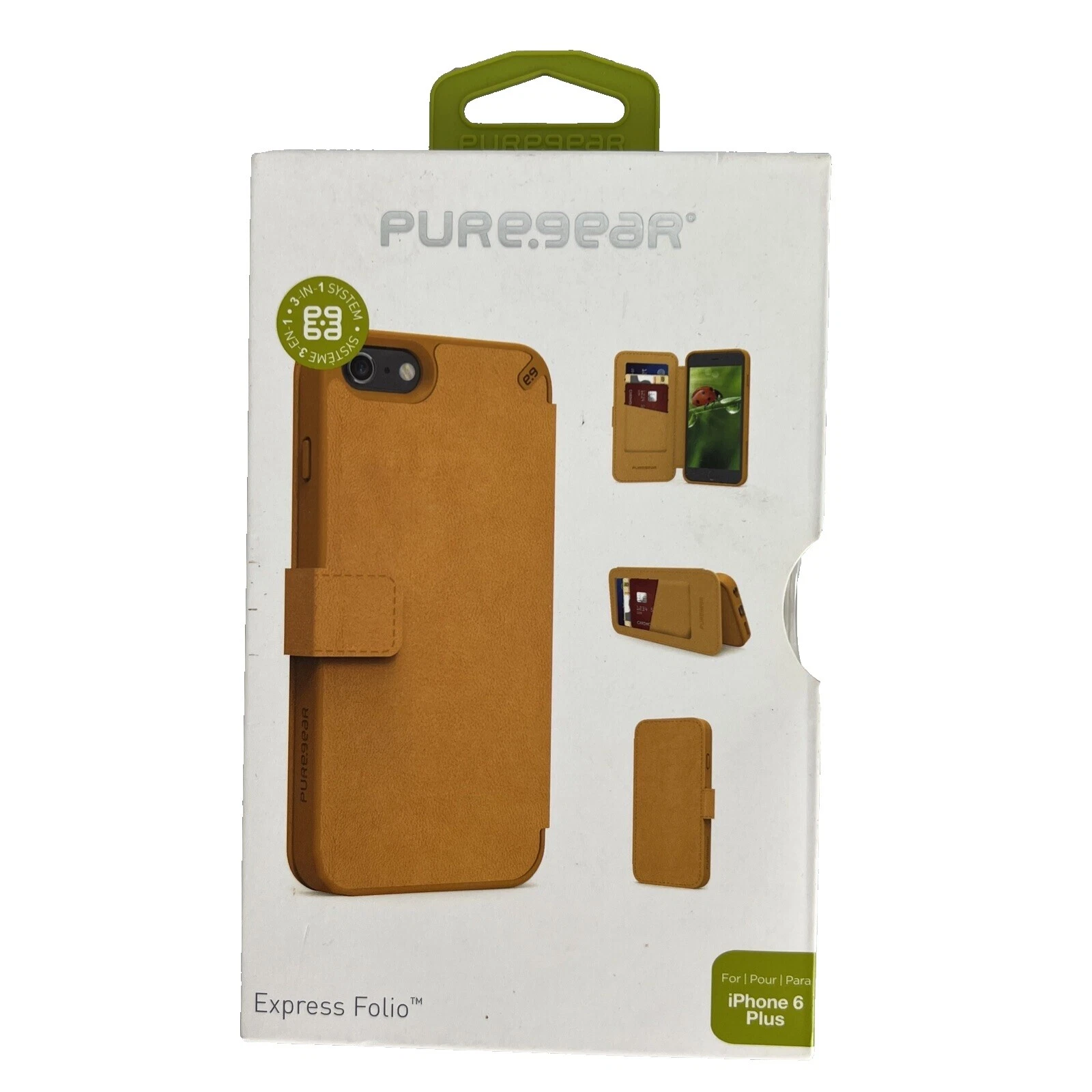 Teléfono celular PureGear Cartera casos con Bolsillo Tarjeta