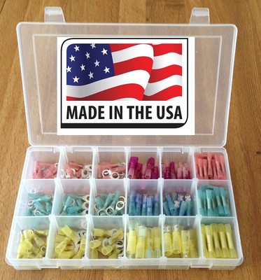 3M Heat Shrink Electrical Wire Connector Kit Marine Automotive all sizes 240 pc