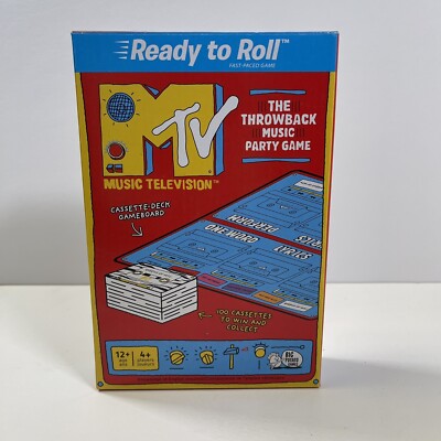 MTV Ready To Roll The Music Throwback Party Game