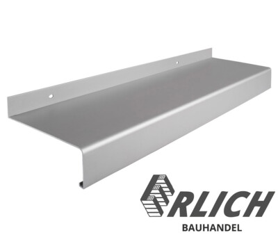 Aluminium Fensterbank Außen Alu EV1 Silber Eloxiert 240 - 400 mm