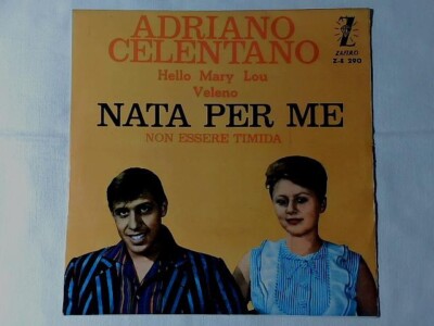 ADRIANO CELENTANO Nata per me 7'' ep SPANIEN GENE PITNEY