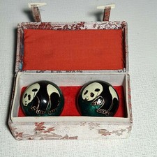 🌼 boules Chinoises relaxante anti stress musicale à décor de panda