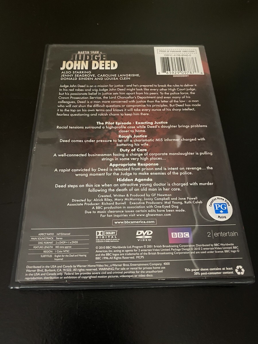 Judge John Deed: Season 1 Pilot Episode - DVD By Various, 3