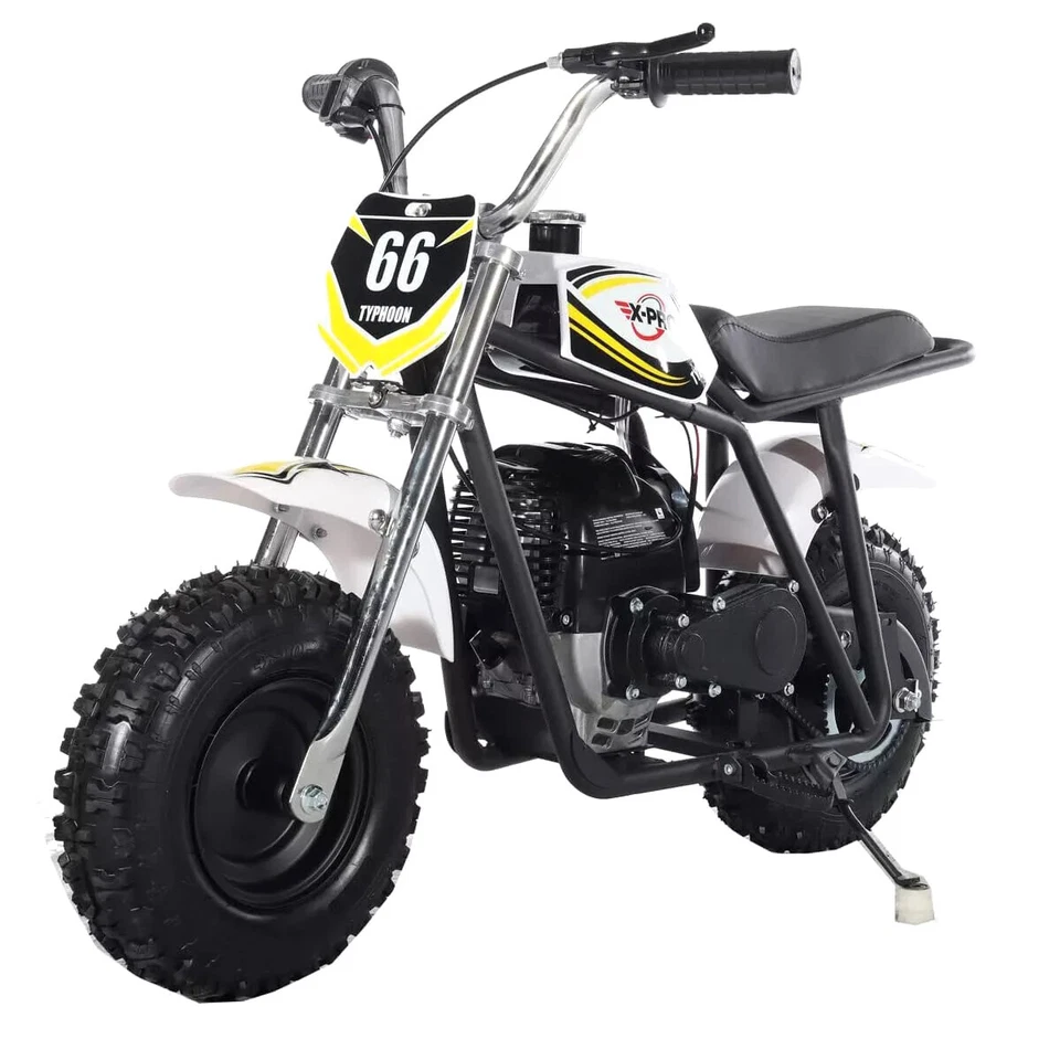 Mini pit bike todoterreno X-PRO 40cc a gasolina 4 tiempos para niños arranque Foto 3 de 4