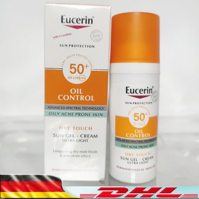 Eucerin Sun Protection Oil Control Sun Gel-Cream Sonnenschutz 50ml SPF50+