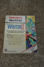 Simon & Schuster Webster's NewWorld Writer II COMPLETE for IBM, Tandy, Compaq