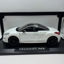 Norev Peugeot RCZ Early Model Pearl White 1/18 Scale Model Car Used