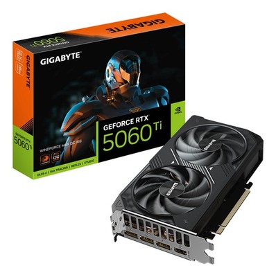 GIGABYTE GeForce RTX 5060 Ti WINDFORCE MAX OC 16G Graphics Card - 16GB GDDR7