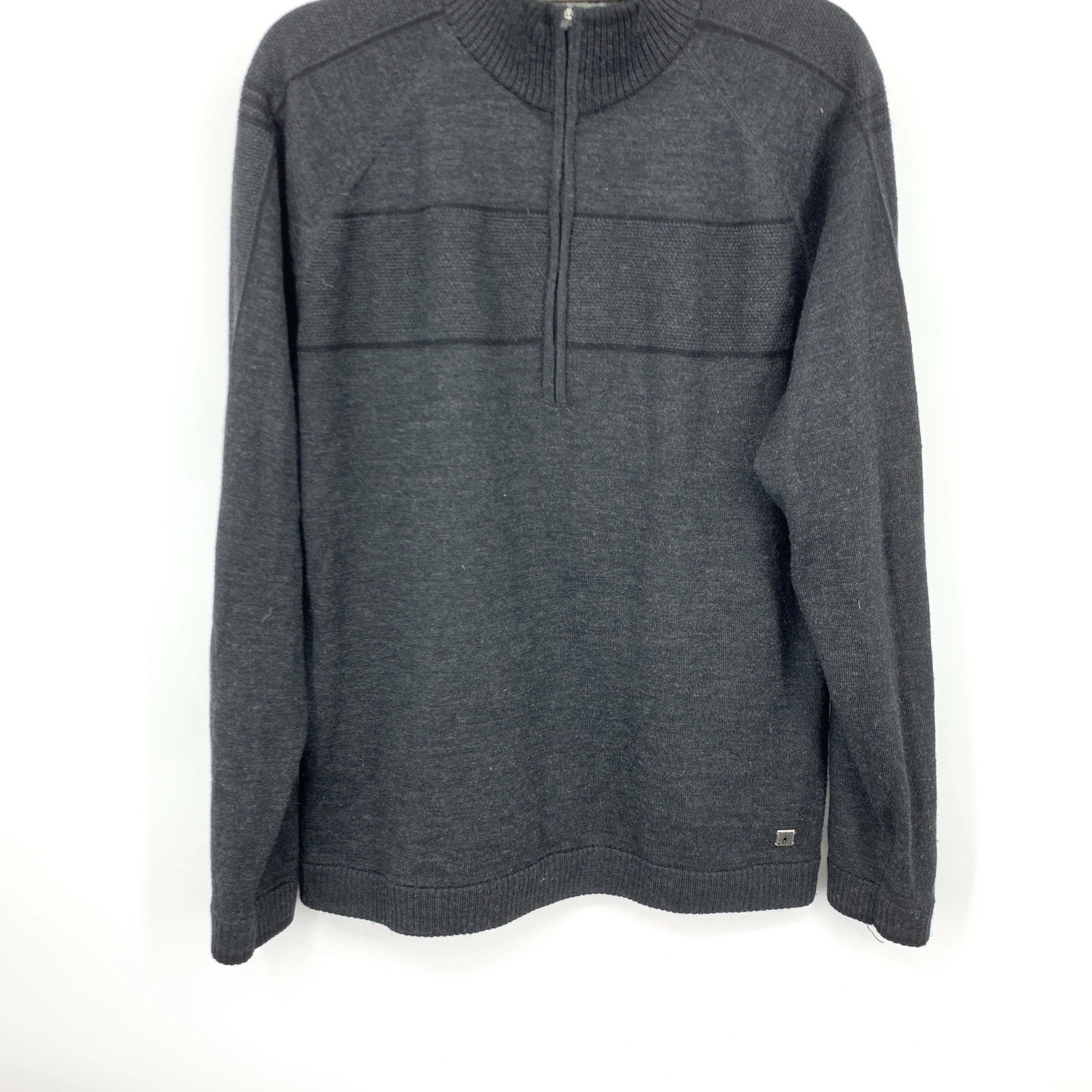 smartwool 1/4 zip pullover knit merino wool sweater