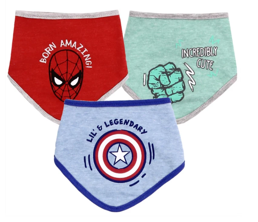MARVEL Avengers Superhero 3-Pack Baby Bibs