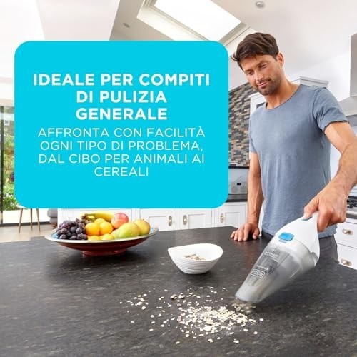 BLACK+DECKER dustbuster 3.6V Aspirapolvere Portatile Senza Fili, NVC115JL-QW foto 3