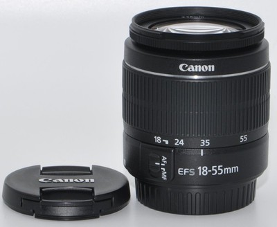 Canon EF-S 18-55mm 3.5-5.6 III Objektiv Zt Sehr gut 1 Jahr Gewähr. #+a