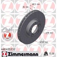 Zimmermann 460.4553.52 Bremsscheibe FüR Porsche Audi Cayenne Taycan E Tron GT
