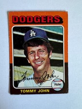 1975 Topps MINI #47 Tommy John Dodgers