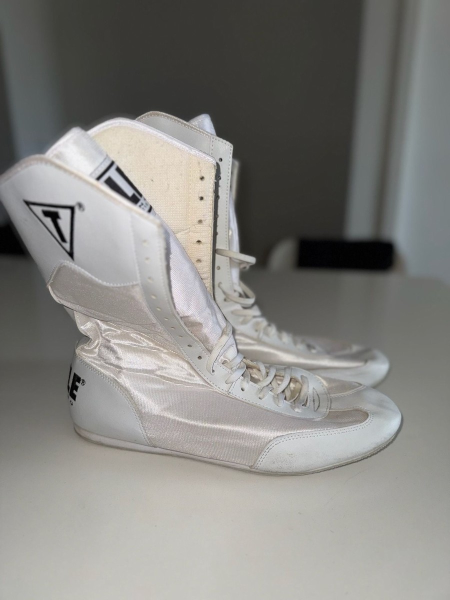 Title Boxing White Hi-Top Boxing Shoes Size 13 | eBay