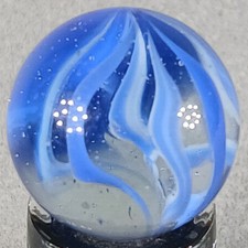 Vintage Vitro Hybrid Cat's Eye Marble .61 Inches Near-Mint Condition