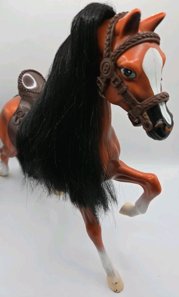 Barbie Bellezas Cepillable Mattel 1999 De Colección Caballo con Silla de montar y Brida Foto 4 de 4