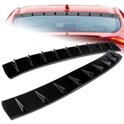 Glossy Black Shark Fin Rear Window Spoiler for 2016-2020 Civic Sedan