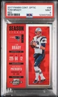 2017 CONTENDERS OPTIC RED #86 TOM BRADY 195/199 PSA 9