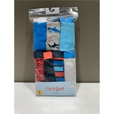 Cat Jack Boys- XL Assorted Blue and Red Boxer Briefs - 7 Pack