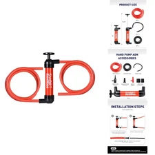 Multi-Use Siphon Pump Kit - Fast Fluid Transfer for Aquariums and Lawn Mowers