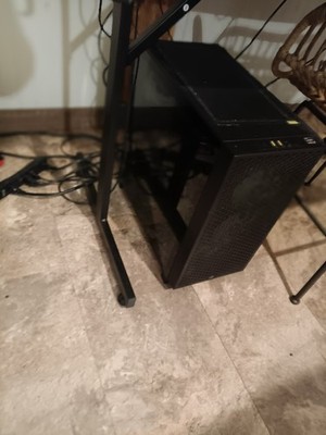 Gaming PC Setup with Monitor, Keyboard, and Mouse